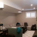 Finished basement project