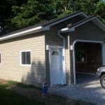 Custom built garage
