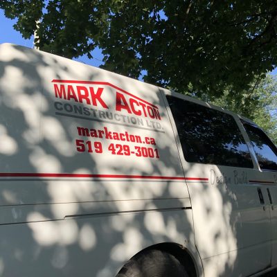 Mark Acton Construction Van