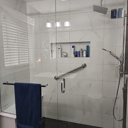 Tile Shower Glass door
